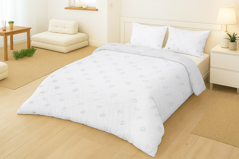 Predĺžené obliečky SNAIL Biela