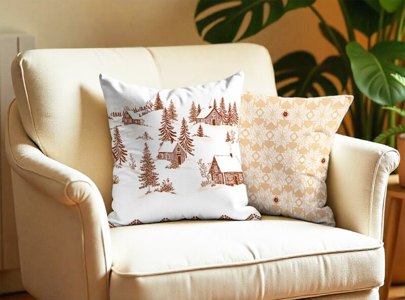 2 set flanelových obliečok BESKYDY Karamel