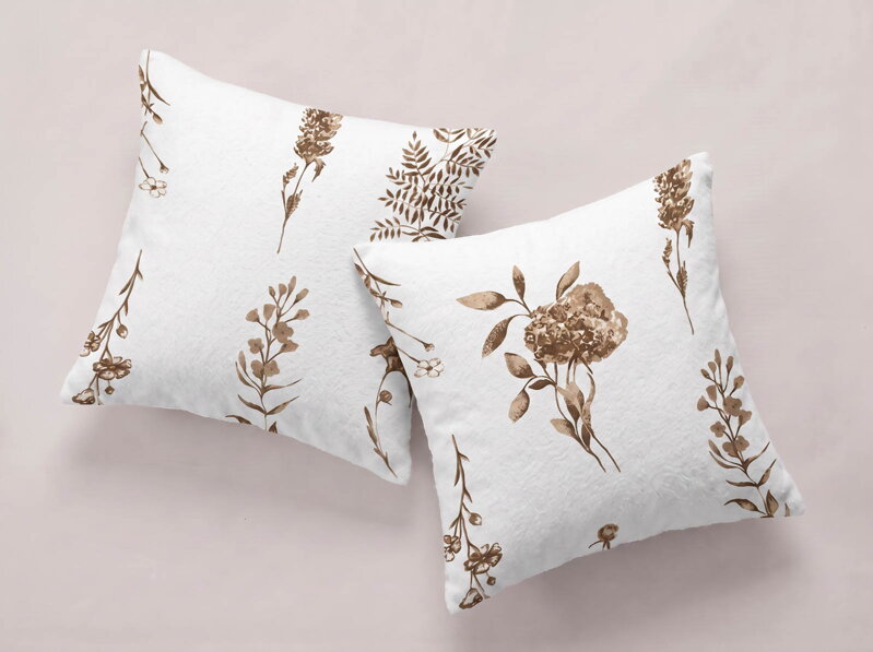 2 set flanelových obliečok LUCIA Beige