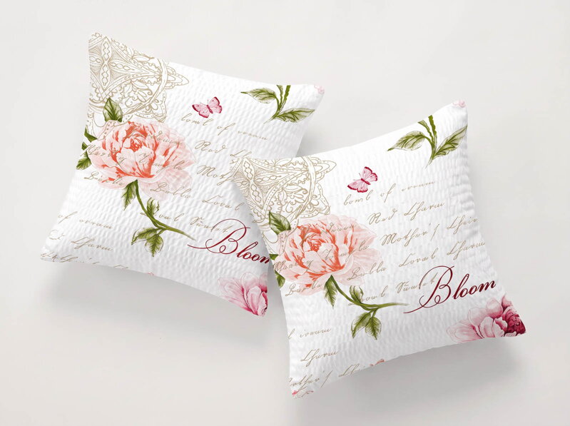 2 set krepových obliečok PIVÓNIE Bloom
