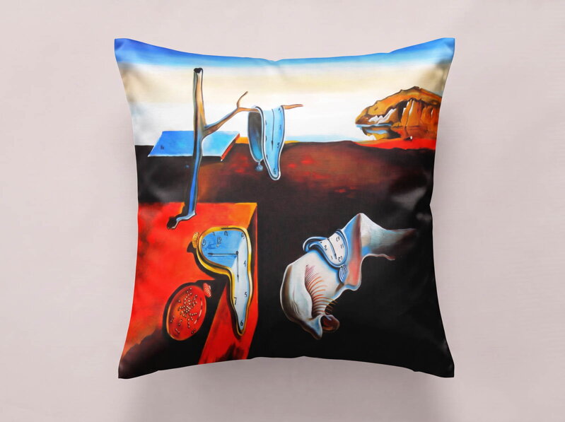 Obliečka na vankúš Salvador Dalí - Perzistencia pamäti