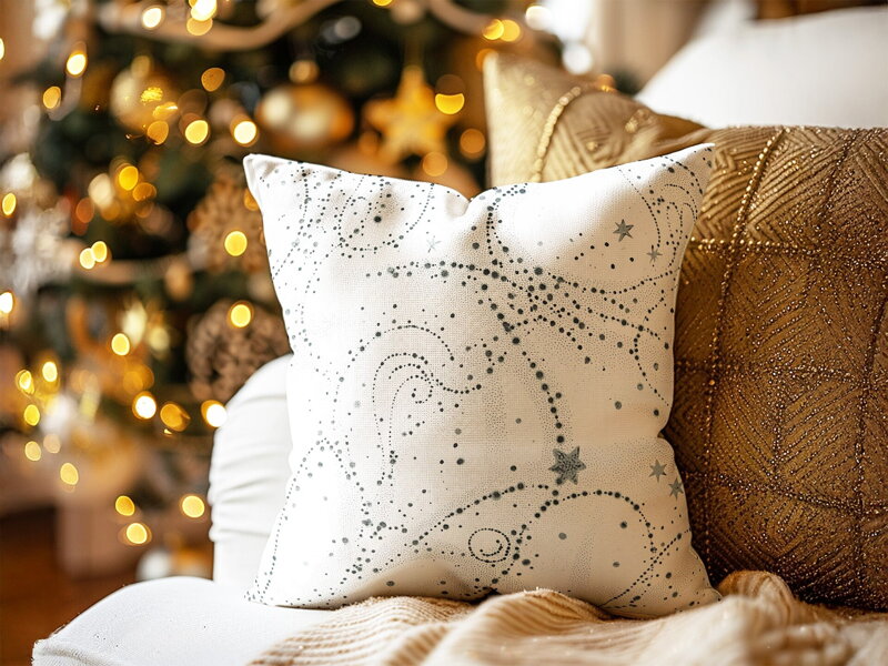 Obliečka na vankúš COSMIC White