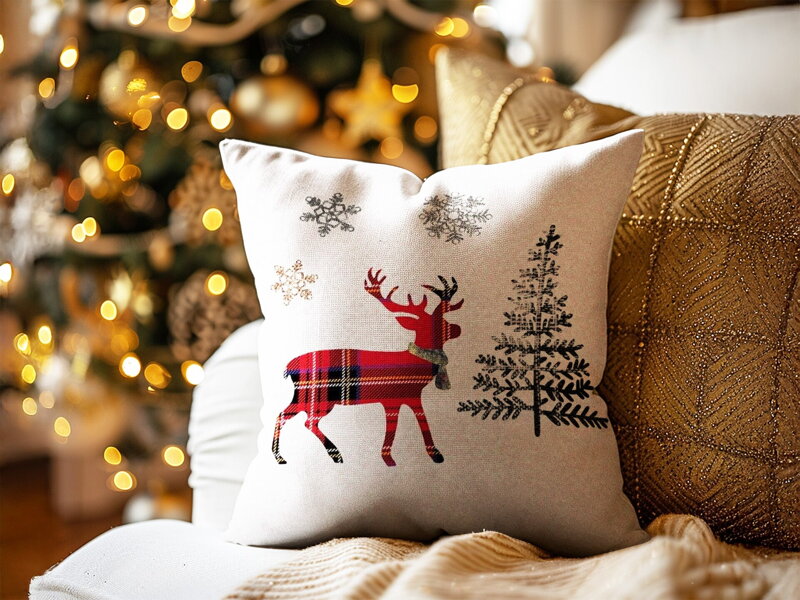 Bavlnená obliečka na vankúš JELENČEK