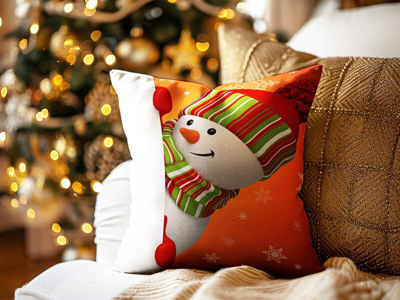 Obliečka na vankúš SNEHULIAK MIŠKO