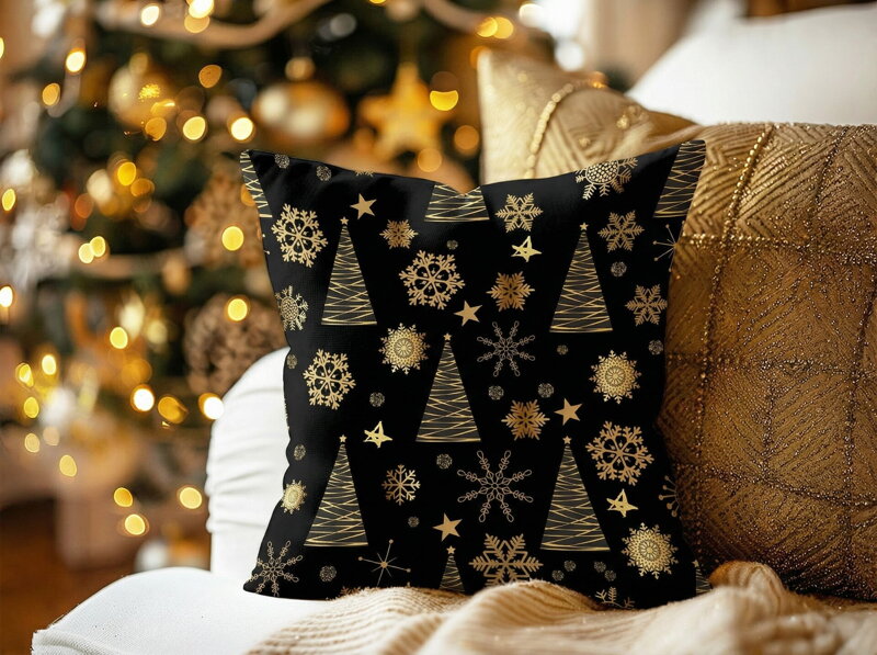 Obliečka na vankúš ZLATÝ STROMČEK