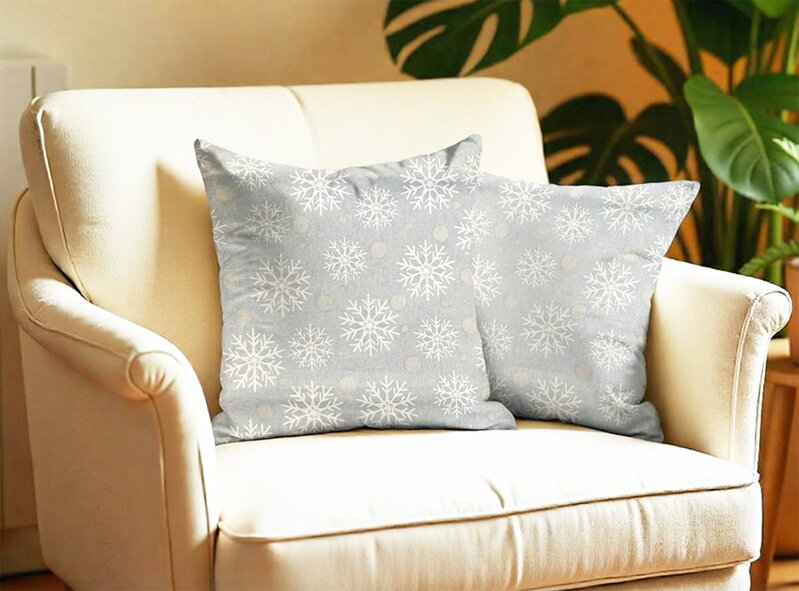 2 set flanelových obliečok FROST Grey