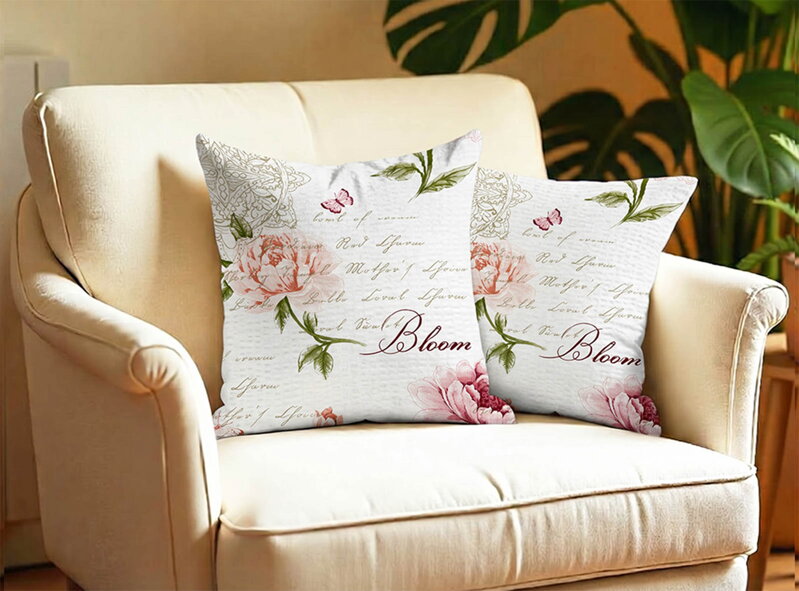 2 set krepových obliečok PIVÓNIE Bloom