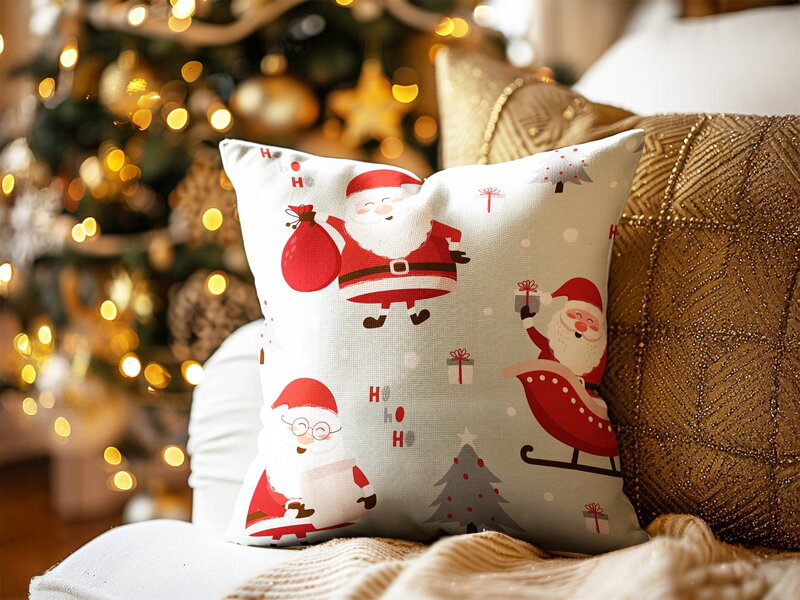 Obliečka na vankúš SANTA