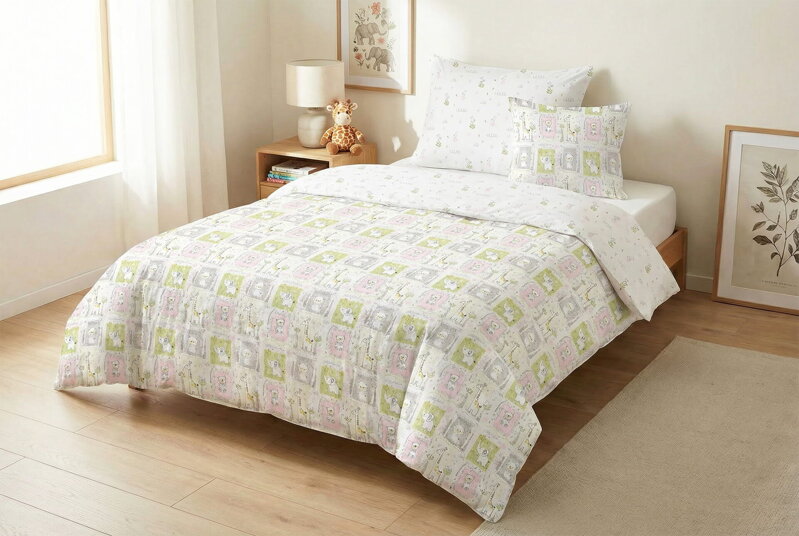 Obliečky MOJA MALÁ ZOO Ružová