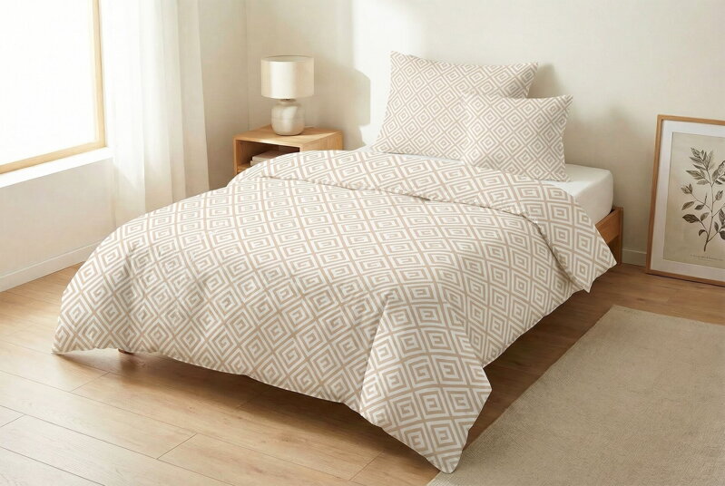 Bavlnené obliečky STOCKHOLM Mocca