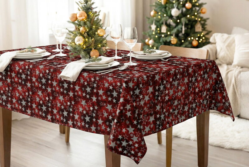 Vianočný obrus SUPERNOVA Červený