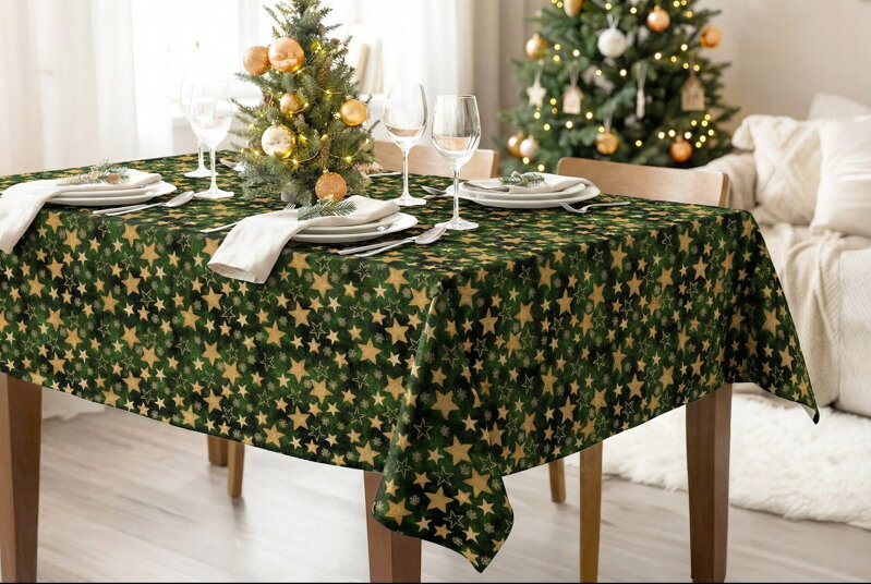 Vianočný obrus SUPERNOVA Zelený