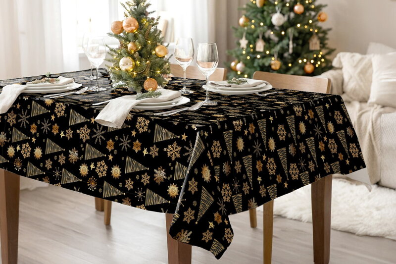 Vianočný obrus ZLATÝ STROMČEK