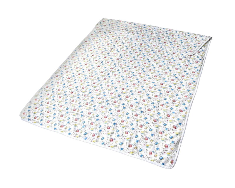 Letný paplón Bamboo Rozkvitnutá lúka BLUE | 140x200