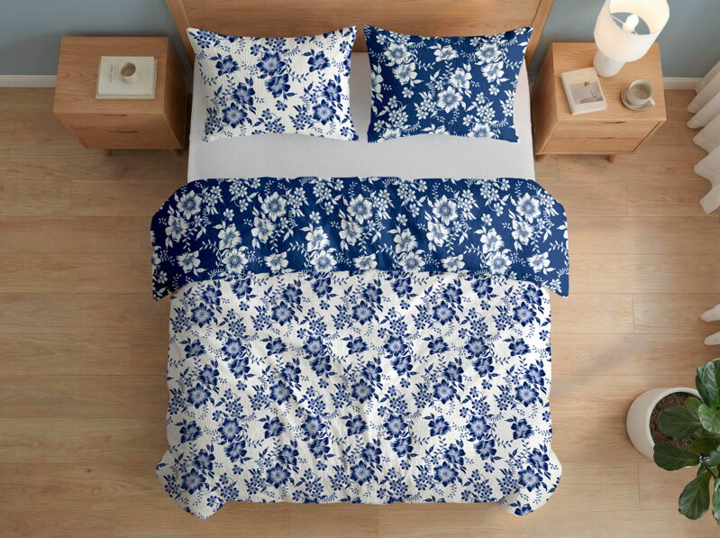 Krepové návliečky ZÁZRIVÁ Blue