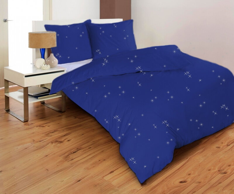 Posteľné obliečky STARS BLUE