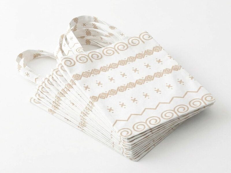 Eko tašky Čičmany Béžová | sada 100 ks