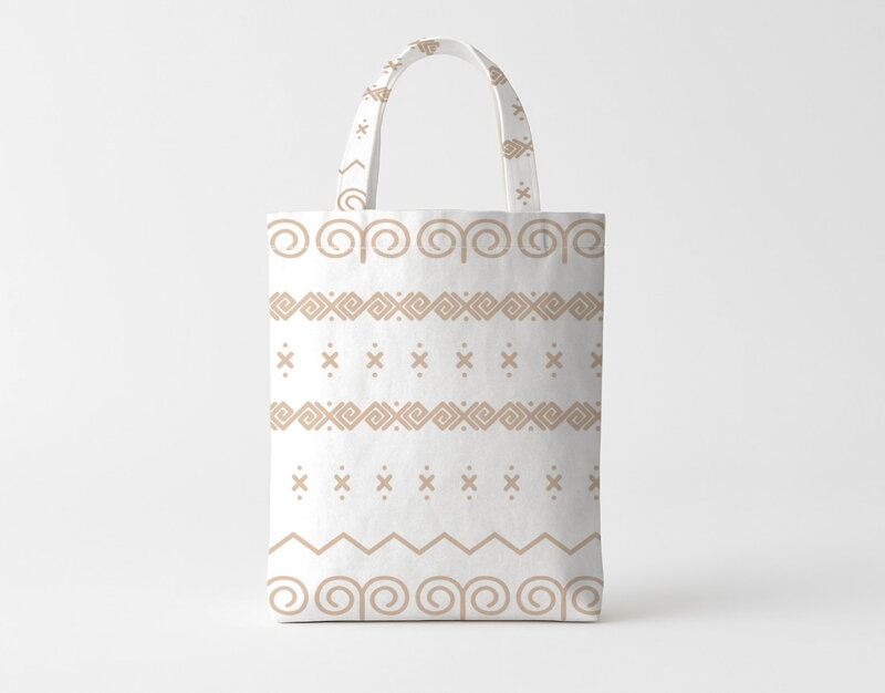 EKO plátená taška ČIČMANY Béžová