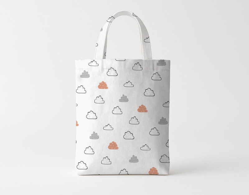 EKO plátená taška OBLÁČIK