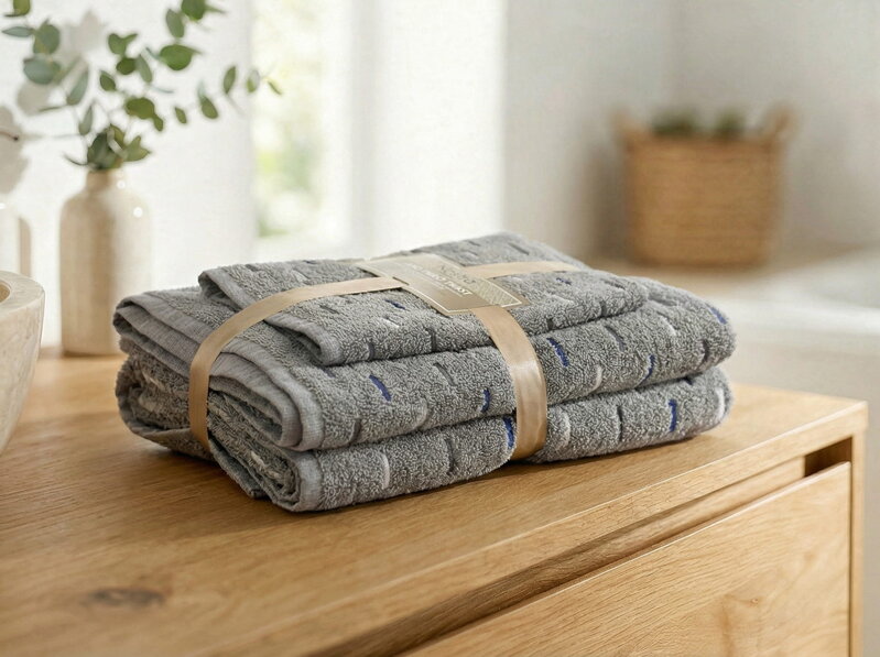 3 Sada uterákov a osušky LINO Wild Grey