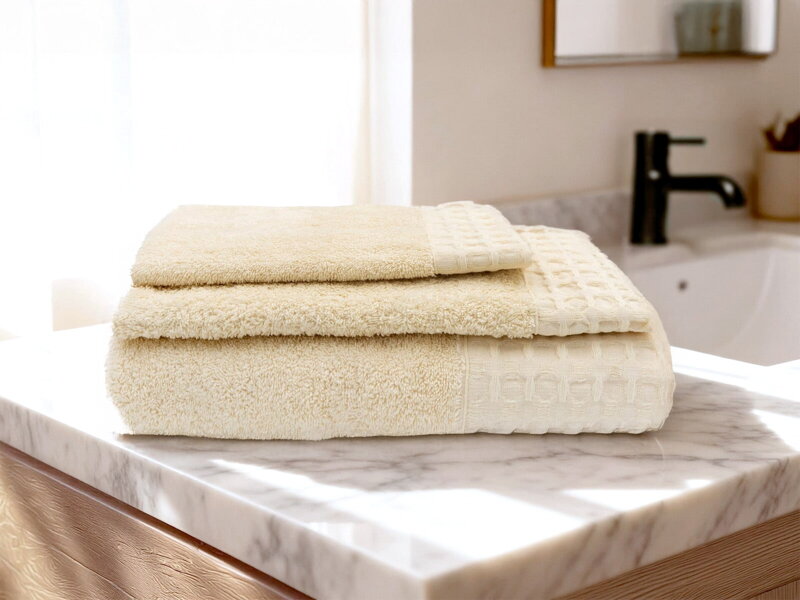 3 Sada uterákov a osušky SIENA Vanilla