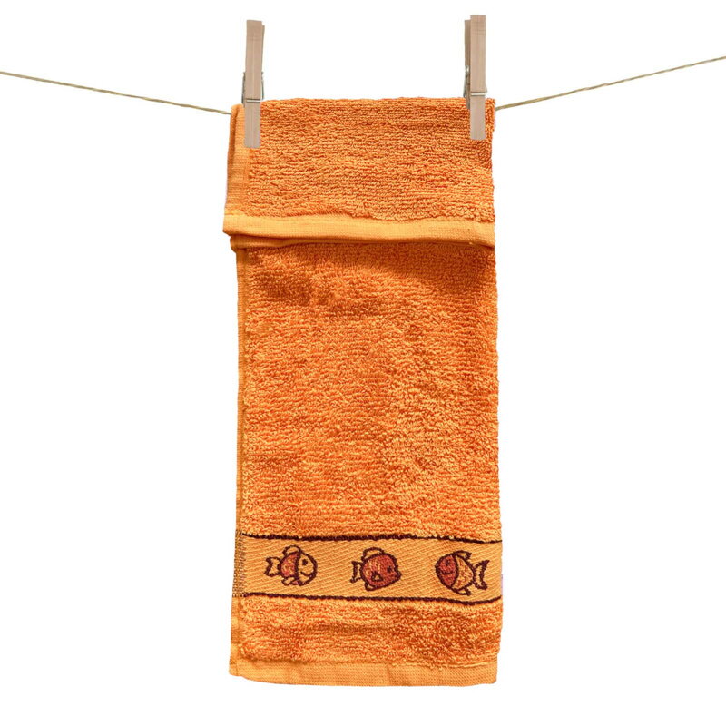 Detský uteráčik RYBKY Oranžová
