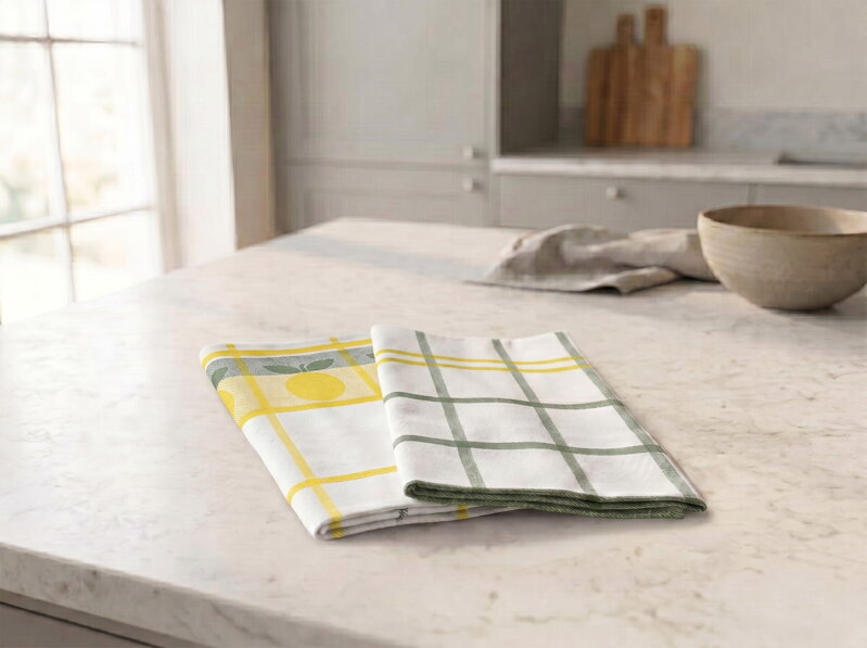 Sada 2ks | Utierky z egyptskej bavlny ZINA Citrus