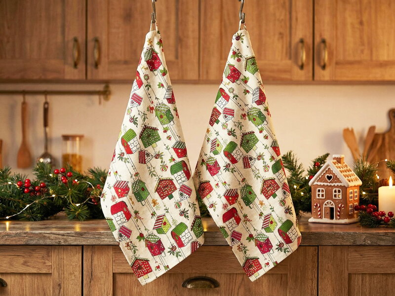 2-set utierok PANAMA KITCHEN TOWEL - Vtáčia búdka