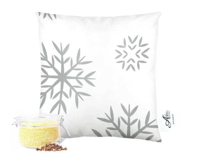 Voňavý vankúšik SNOWFLAKES White